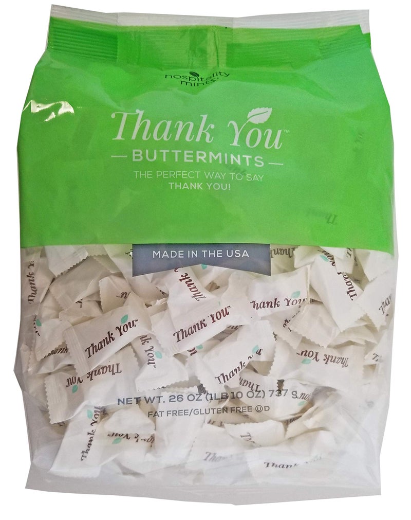 Hospitality Mints Thank You Buttermints Candies, 26 Oz Bag - Image 2
